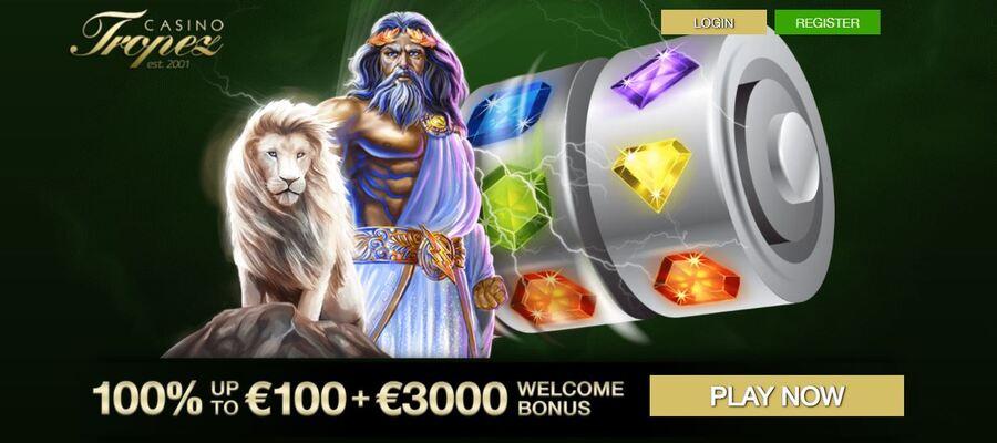 Casino Tropez welcome bonus