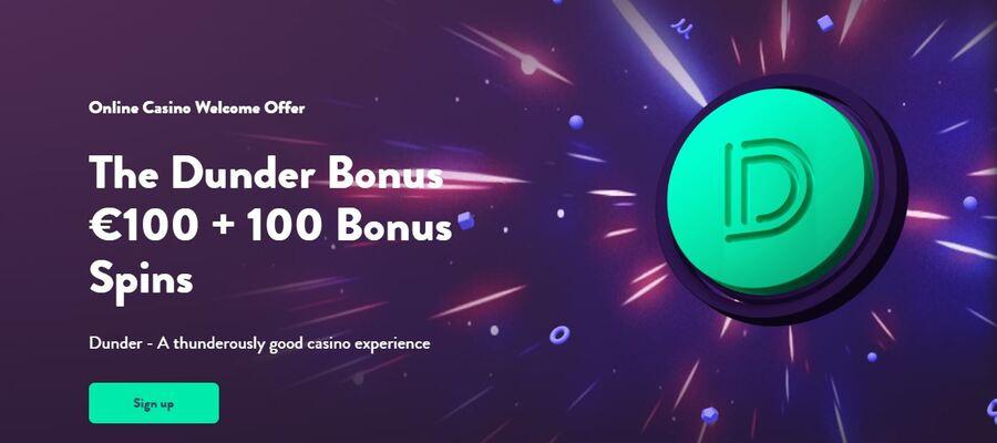 Dunder Casino bonus
