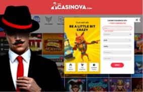 Register at a bank wire casino
