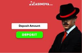 Enter deposit amount