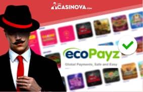 The cashier page at an ezoPayz online casino