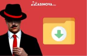 Download and install the mobile casino app